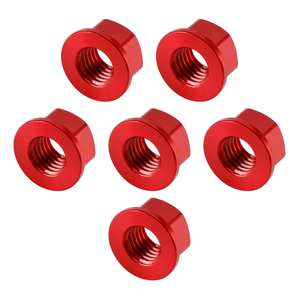 Rear Sprocket Nut Kit M10x1.5mm Red for Aprilia RSV RSV4 1000R (2004–2016)