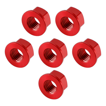 Rear Sprocket Nut Kit M10x1.5mm Red for Aprilia RSV RSV4 1000R (2004–2016)