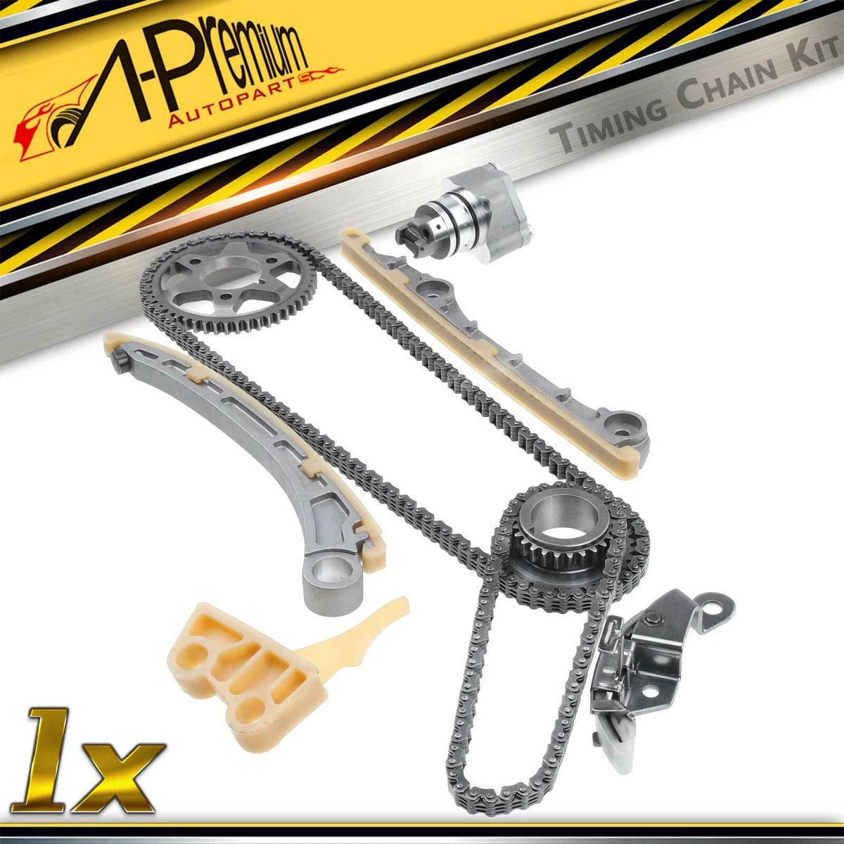 9x Timing Chain Kit for Honda S2000 (2000–2009) - 14401PCX004, TS13178