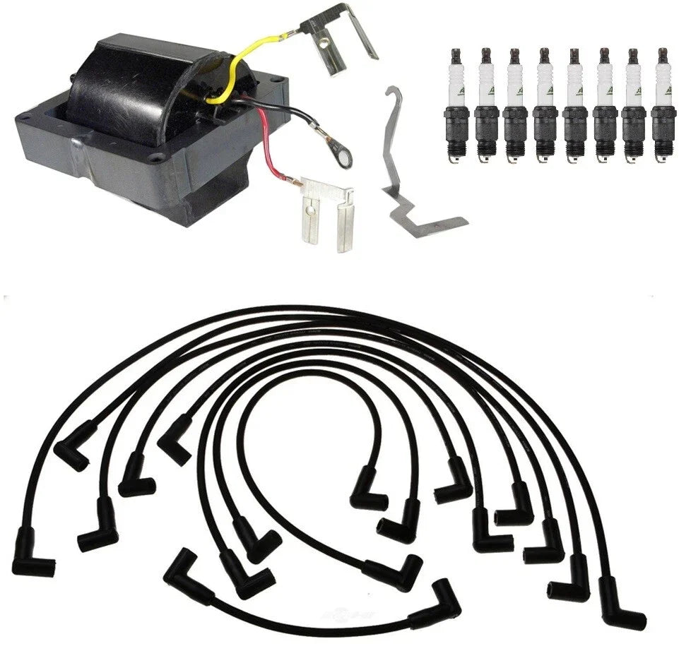 Ignition Wires & Spark Plugs Kit for GMC G3500, Chevy G10, G30 (1996–2002)
