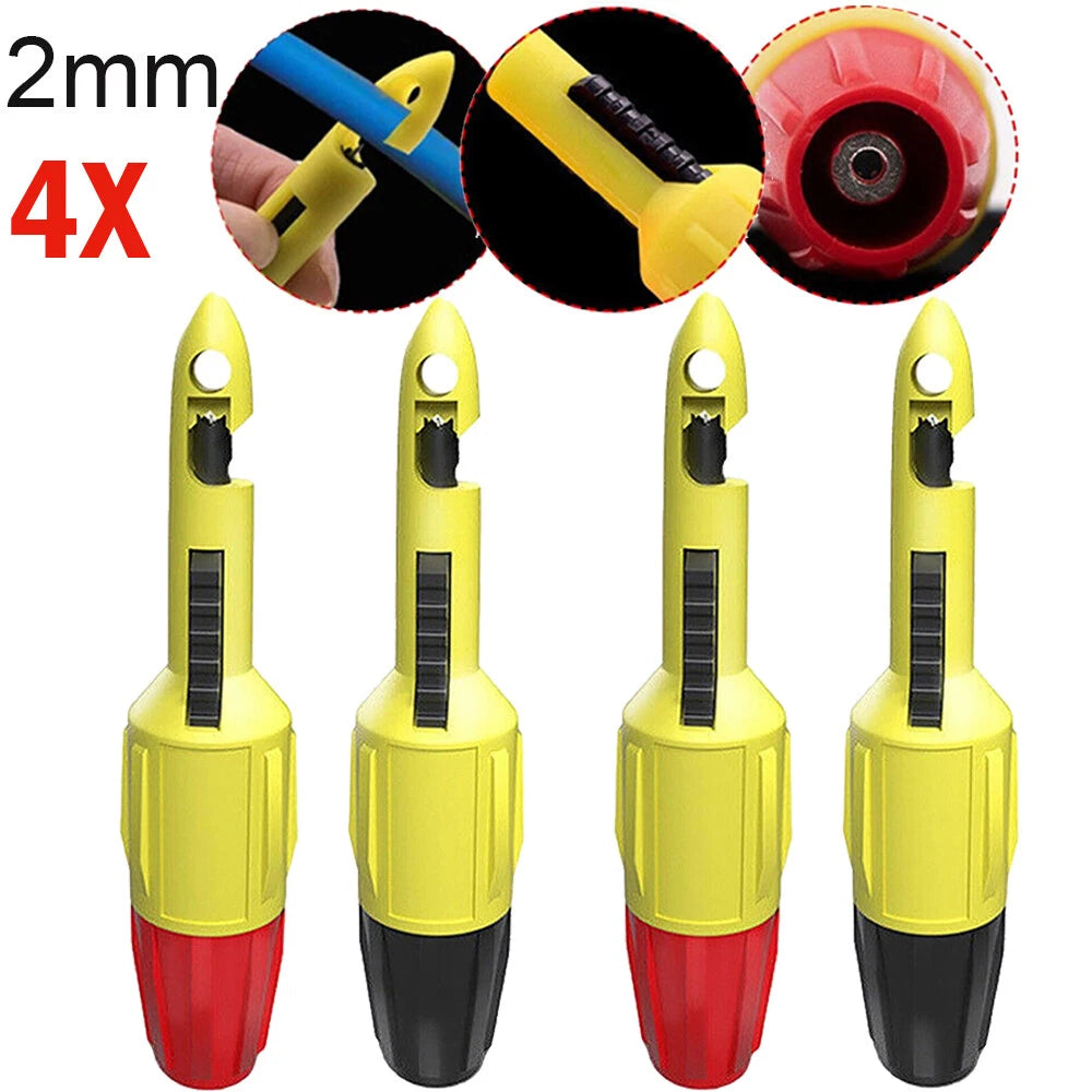 4Pcs Wire Piercing Puncture Probe Test Clip with 2mm Jack for Automotive
