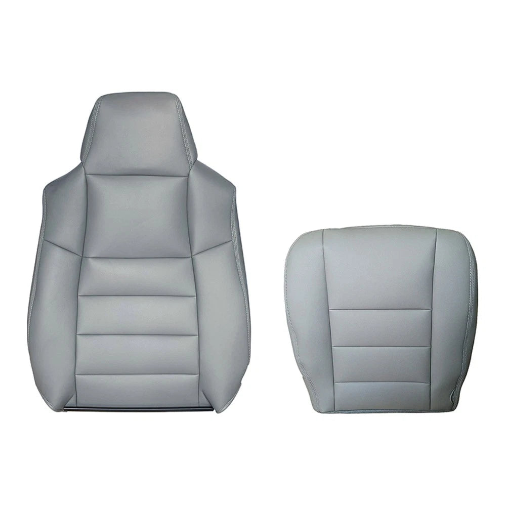 Driver Side Leather Seat Cover for Ford F250 F350 Super Duty (2002–2007) Gray