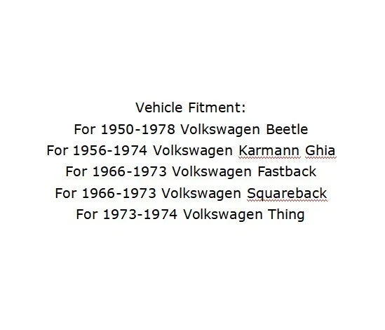 Steering Gear Box for Volkswagen Beetle Fastback Karmann Ghia (1950–1978)