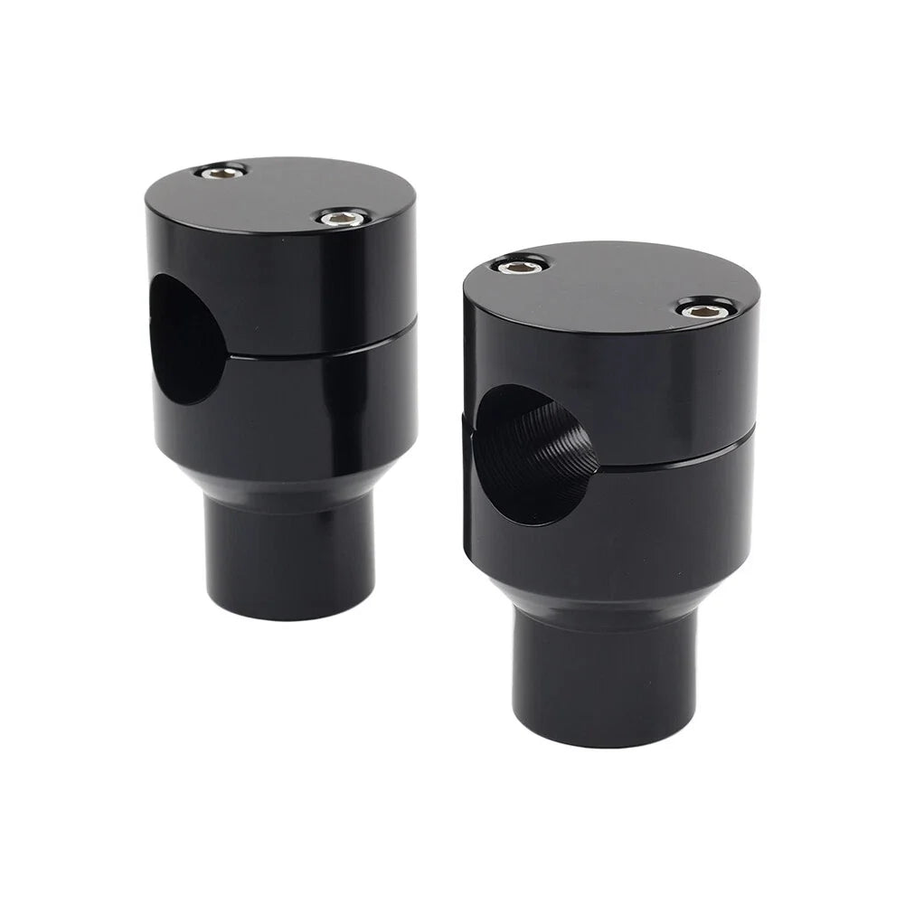 Handlebar Riser Clamp Mount Kit 7/8 22mm for Harley Honda