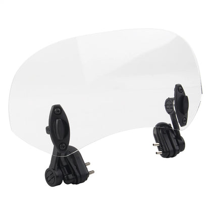 Adjustable Clip On Windshield Extension Spoiler for Motorcycle