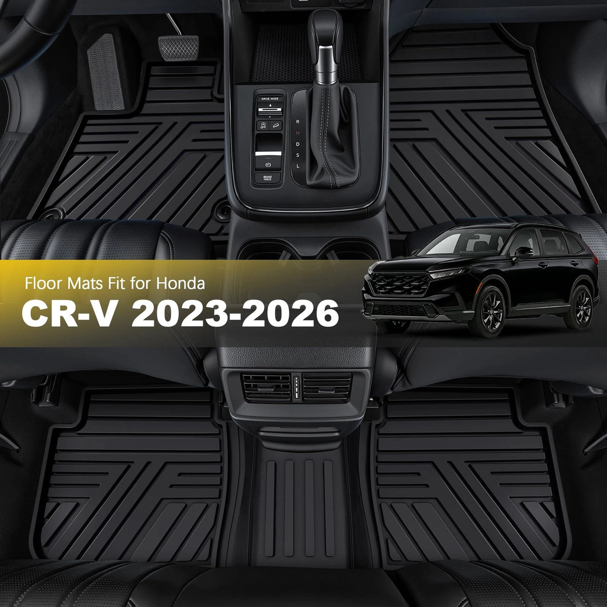 AllWeather HeavyDuty Floor Mats for Honda CRV (2023–2026)