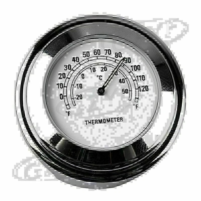1PC Chrome Digital Thermometer Gauge for Universal Handlebar HT-15YF006