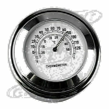 1PC Chrome Digital Thermometer Gauge for Universal Handlebar HT-15YF006