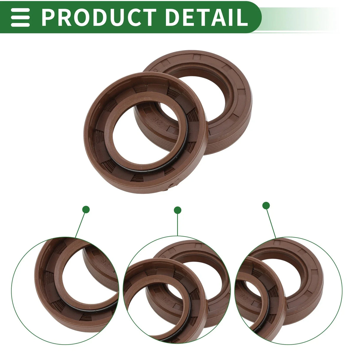 Set of 5 Oil Seals FKM Rubber 28x47x10mm for Various Models 