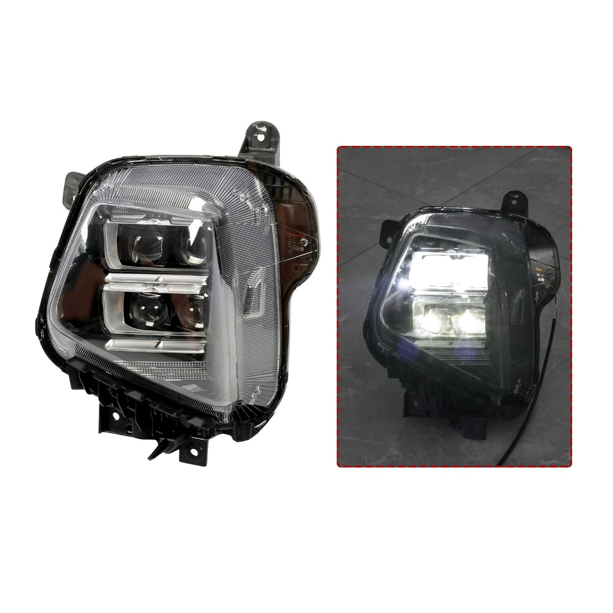 Full LED Headlight Set for Hyundai Tucson (2022–2023) 92101-CW100, 92102-CW100