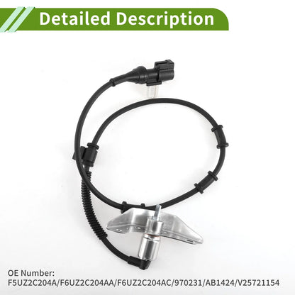 ABS Wheel Speed Sensor for Ford E250 (1997–2002) No.F5UZ2C204A/F6UZ2C204AA