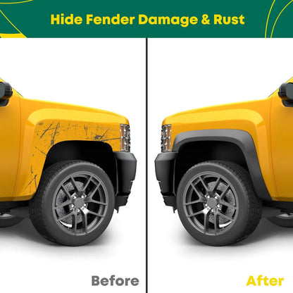 Set of 4 Fender Flares for Chevrolet Silverado (Factory Style)