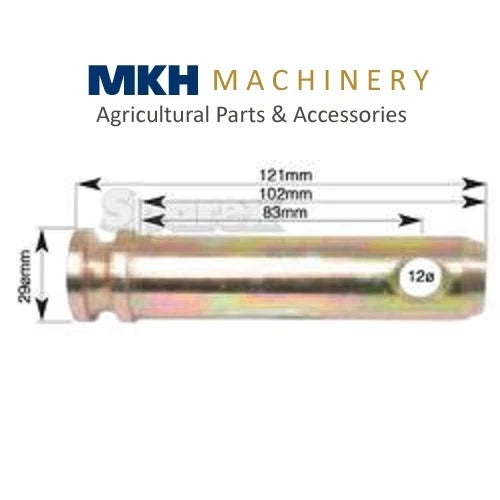 Top Link Pin for Fordson Major, Power Major, Super Major (CAT 2) 25mm x 83mm