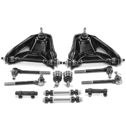 Set of 12 Front Control Arm & Ball Joint Assembly for Chevy Blazer (K6145T, ES2004S, ES3379T, ES3380T, K5254)