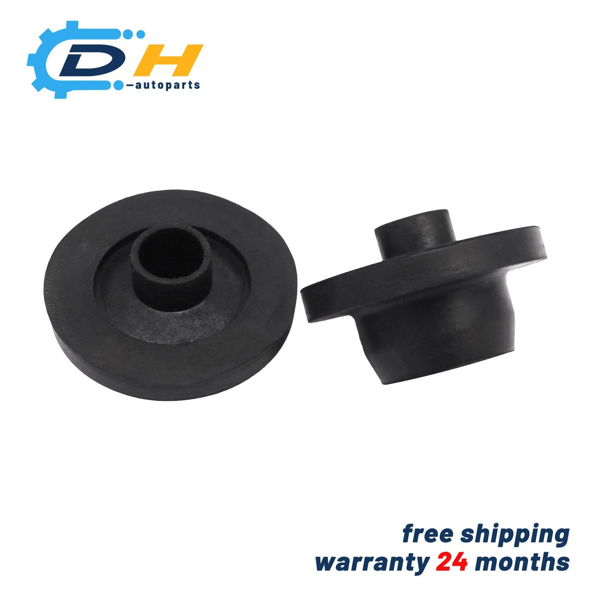 Set of 2 Upper Rubber Bushing Radiator Mount for Toyota Camry (2007–2017) 16523AD010