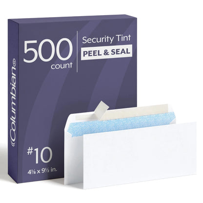 500 Pack Self Seal Security Envelopes for Various Uses