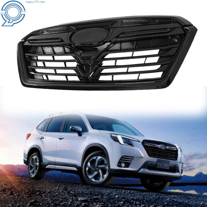 Front Sport Grille Assembly for Subaru Forester (2022–2024) Black Mesh
