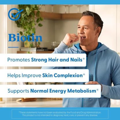 Biotin Supplement 10000 mcg for Doctor's Best (120 Count)