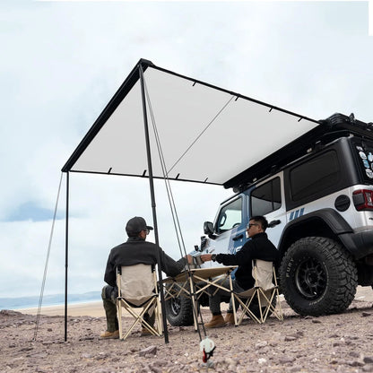 Car Side Awning Rooftop Pull Out Tent Shelter for Vehicle (6.6'-9.8')