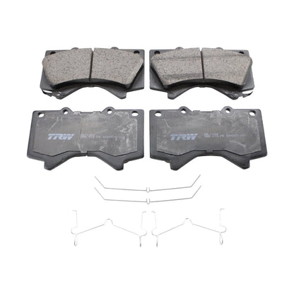 Set of 4 TRW Pro Front Ceramic Brake Pads for Toyota Land Cruiser Tundra (2008–2021)