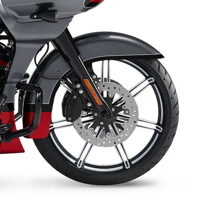 Front Wheel Rim & Hub for Harley Road Glide (2008–2025) 26"x3.5" Single Disc