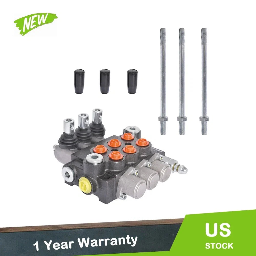 3X Hydraulic Control Valve for SAE Ports (13 GPM, 3600 PSI)