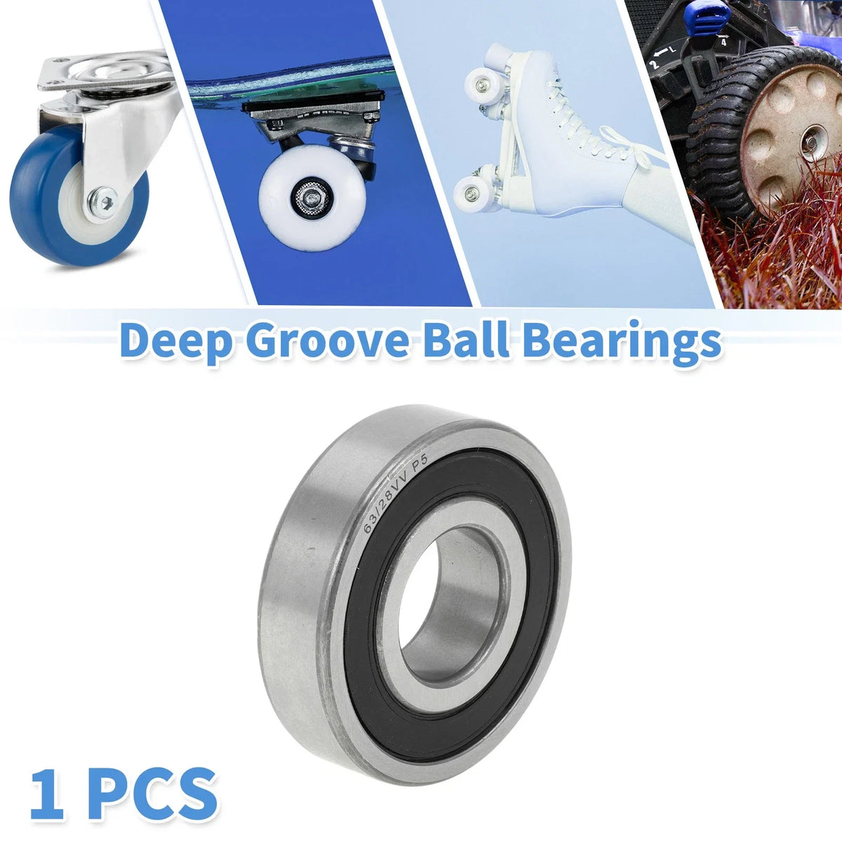 Deep Groove Ball Bearing P5 for Scooter Skateboard Wheel (28x68x18mm)