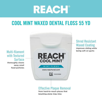 Dental Floss for REACH (Pack of 1) - Cool Mint