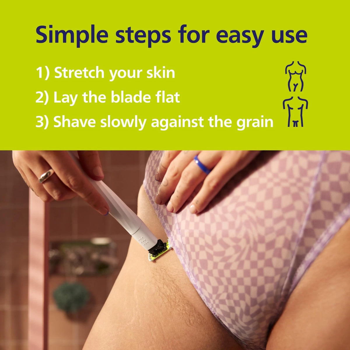 Philips Norelco OneBlade Intimate for Pubic (Single Pack)