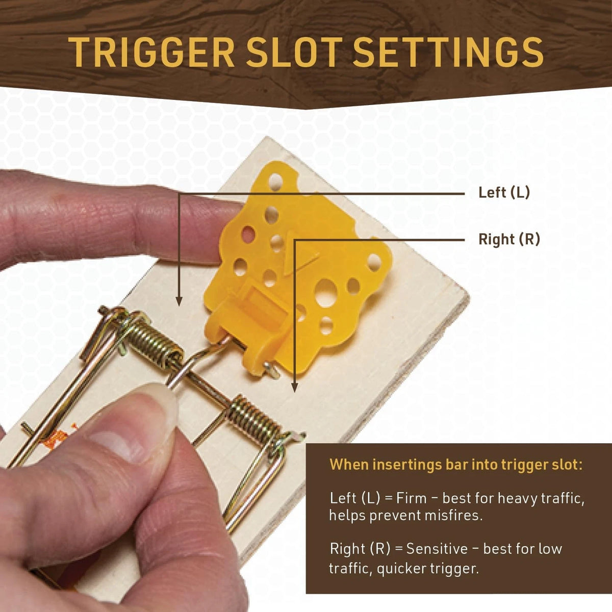 Rat Snap Trap for Bigfoot (2023) - Heavy-Duty Wooden, Expanded Trigger