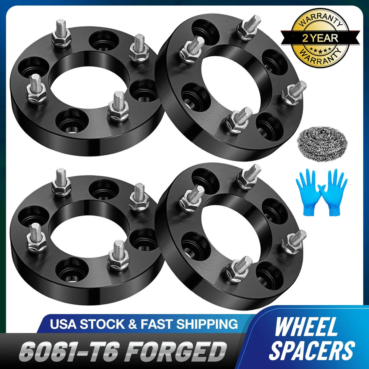 4PC 1" Wheel Spacers 4x110 10x1.25 for Honda Foreman 400 450 500 Rubicon