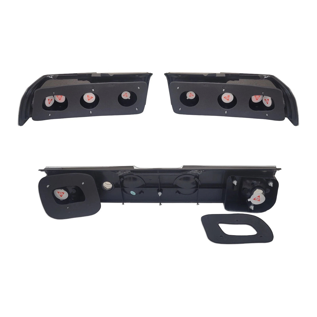 Chrome Clear Tail Lights for Honda CRX (1988–1991) NTR631