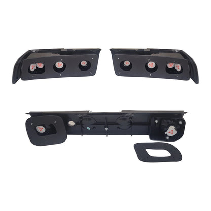 Chrome Clear Tail Lights for Honda CRX (1988–1991) NTR631