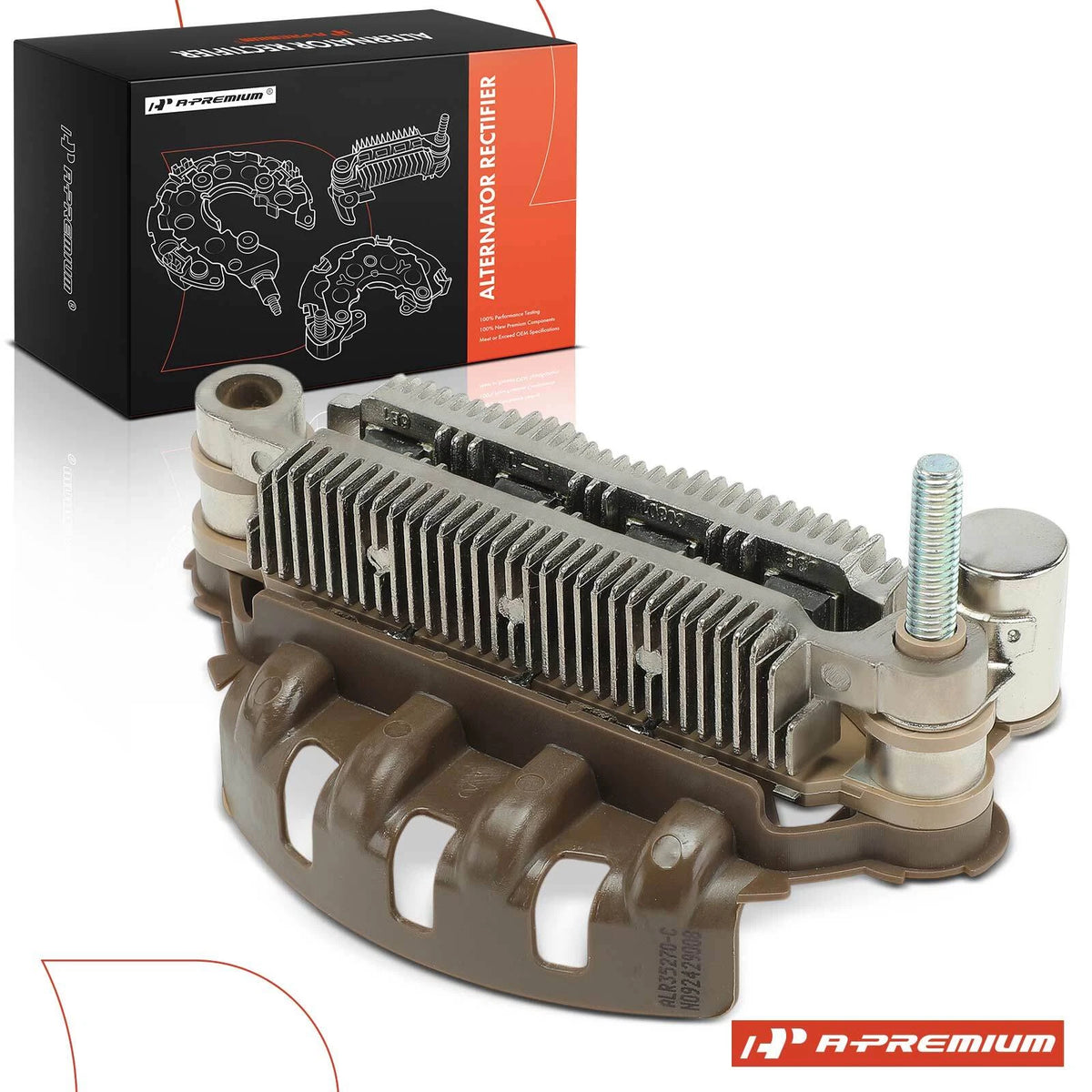 Alternator Rectifier for Hyundai Elantra, Mitsubishi Eclipse, Dodge Colt (A860T35270, E9PZ10304B, 135252, RM-41, IMR10040)