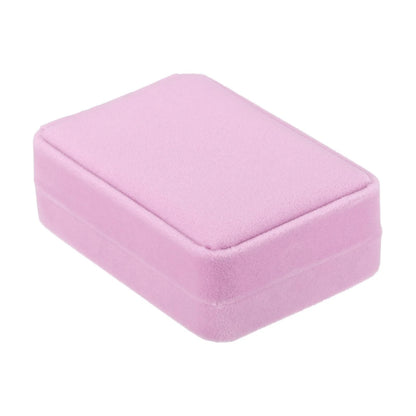 Velvet Necklace Box for Jewelry Storage (Single Slot, Vintage Style)