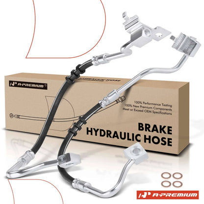 2X Rear Brake Hydraulic Hose for Ford Thunderbird (2003–2005) - 3W4Z2A442AA, 6W4Z2A442BA, 2204644, 2204645