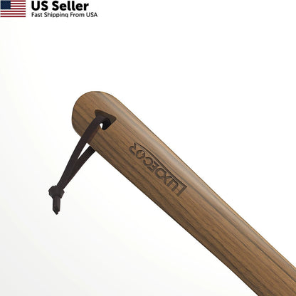 15in Long Handled Wooden Shoehorn for Luxdecor (No Part Numbers)