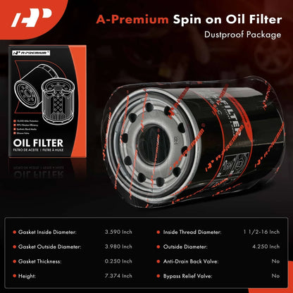 Engine Oil Filter for Ford F-250, F-350 (1994–1997)