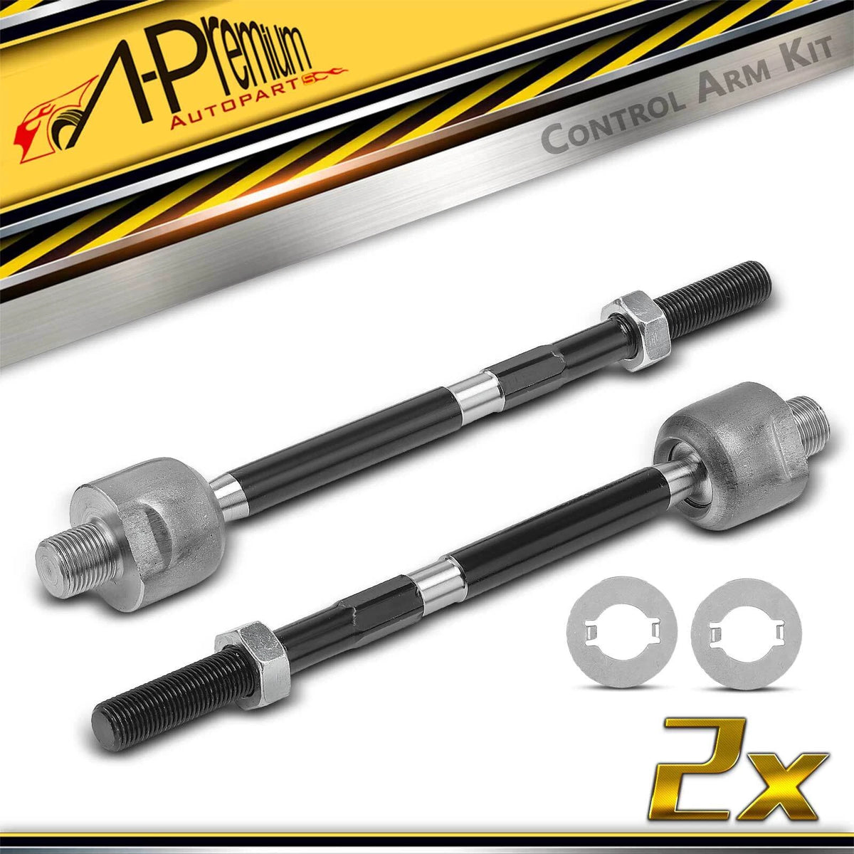 2X Front Inner Tie Rod End for Honda Insight (53010TF0003, MS60719)