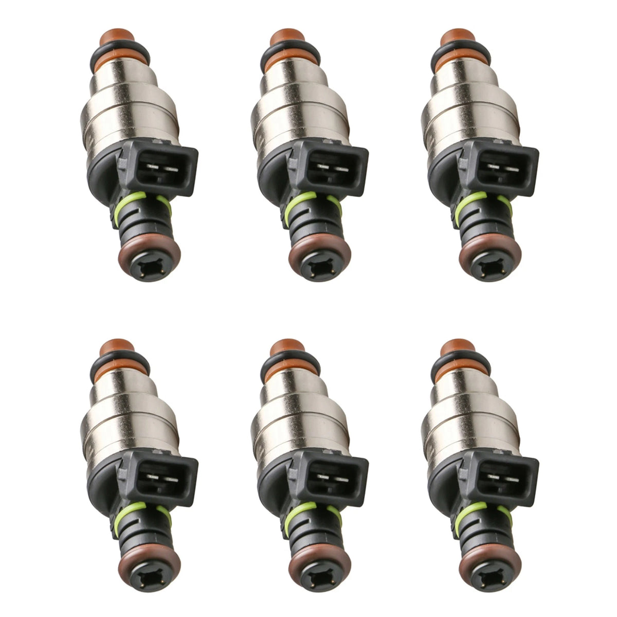 Set of 6 Flow Matched Fuel Injectors for Ford 2.3 2.9 3.0 3.8 4.9 5.0L