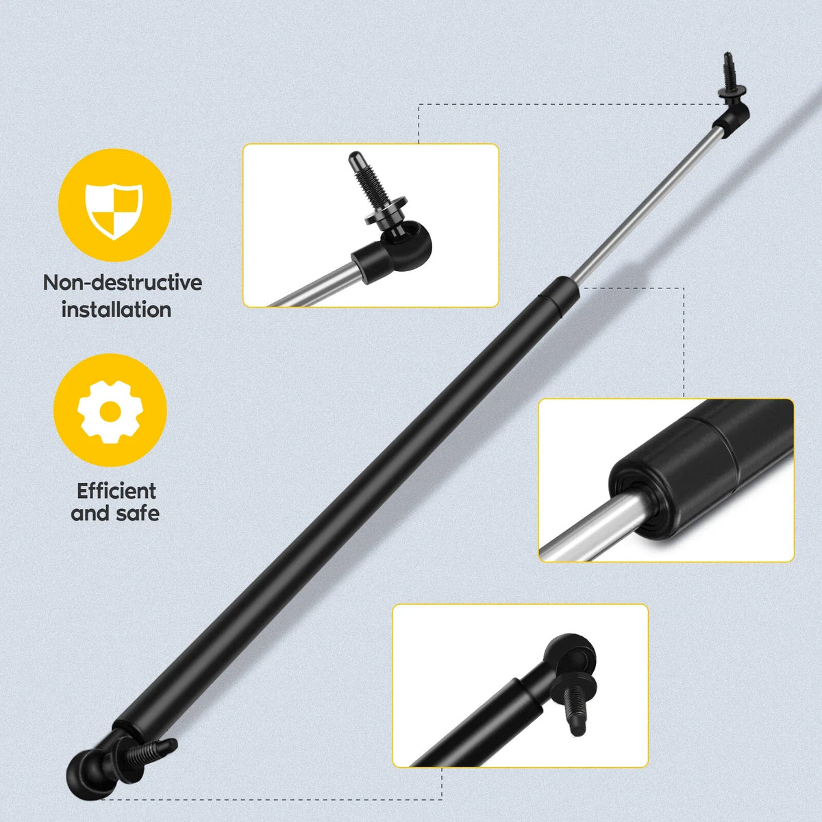 Set of 2 Rear Liftgate Lift Supports for Dodge Durango (1998–2003)