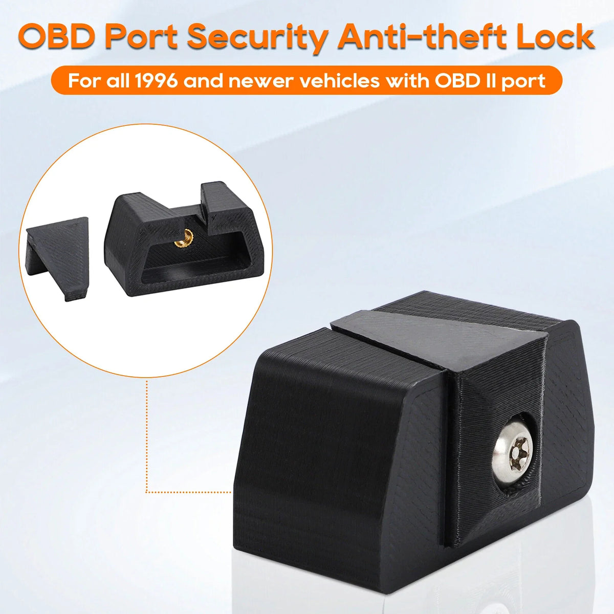 OBD Port Security Anti-theft Lock for All Vehicles (1996–2023)