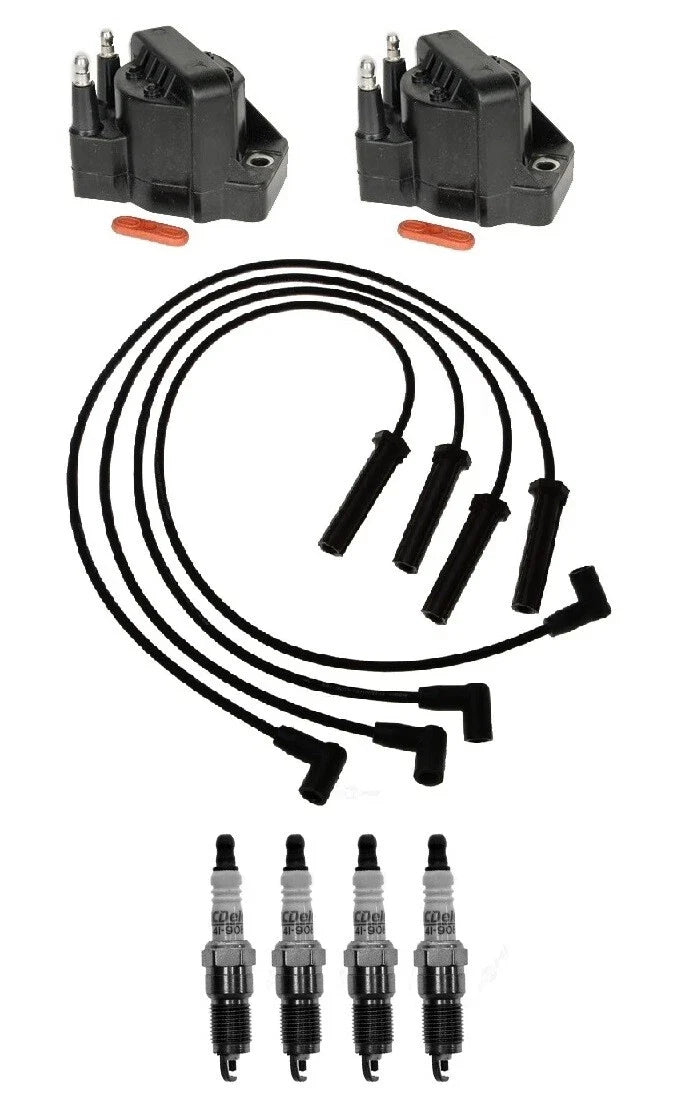 Ignition Wires 2 Coils 4 Spark Plugs Kit ACDelco for Chevy S10 GMC Sonoma (1994–2004)