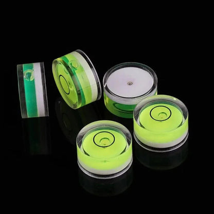 10Pcs Mini Circular Bullseye Bubble Levels 20 x 9mm for Layout (Non Adhesive)