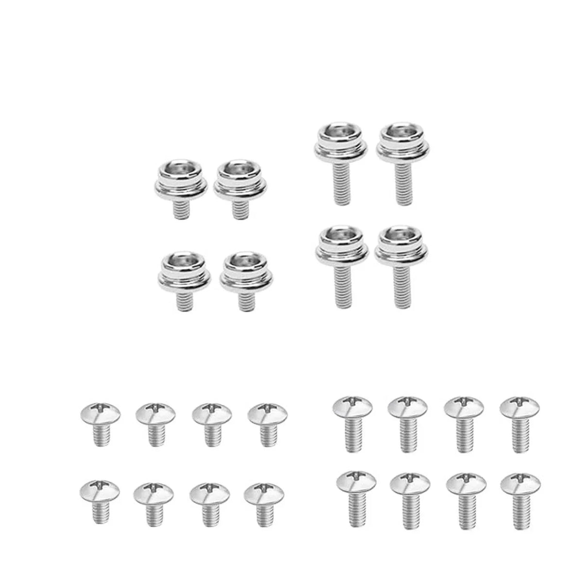12PCS Helmet Screws for Football Baseball Softball - Stainless Steel 10mm 12mm