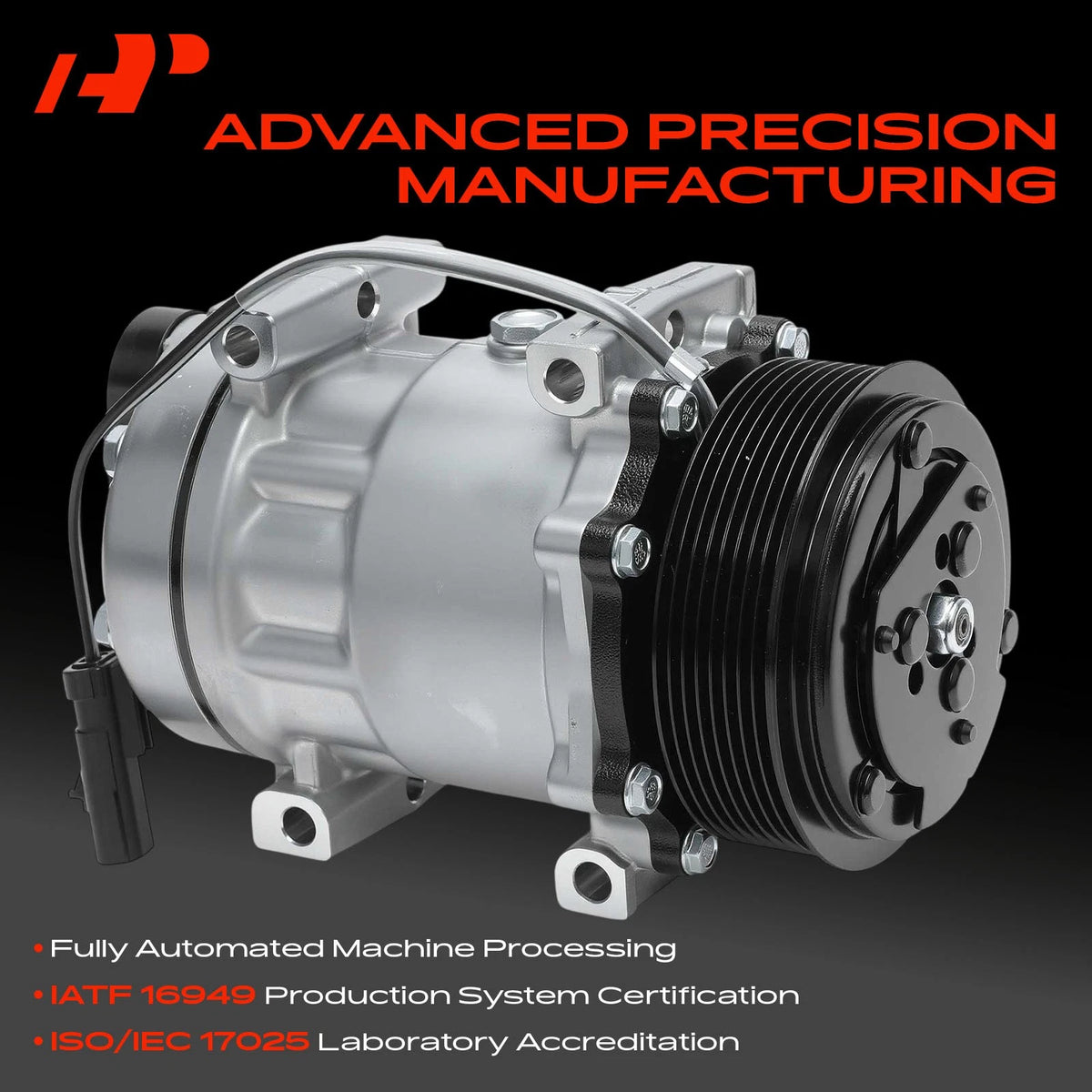 A/C Compressor with Clutch for Dodge Ram 2500 3500 (1994–2005) 55055339AJ 55055339AF 55055339AG 68589