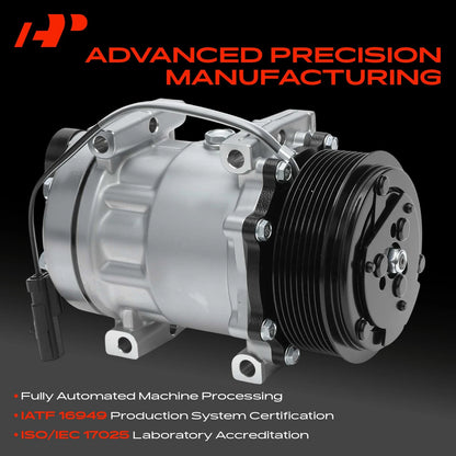 A/C Compressor with Clutch for Dodge Ram 2500 3500 (1994–2005) 55055339AJ 55055339AF 55055339AG 68589