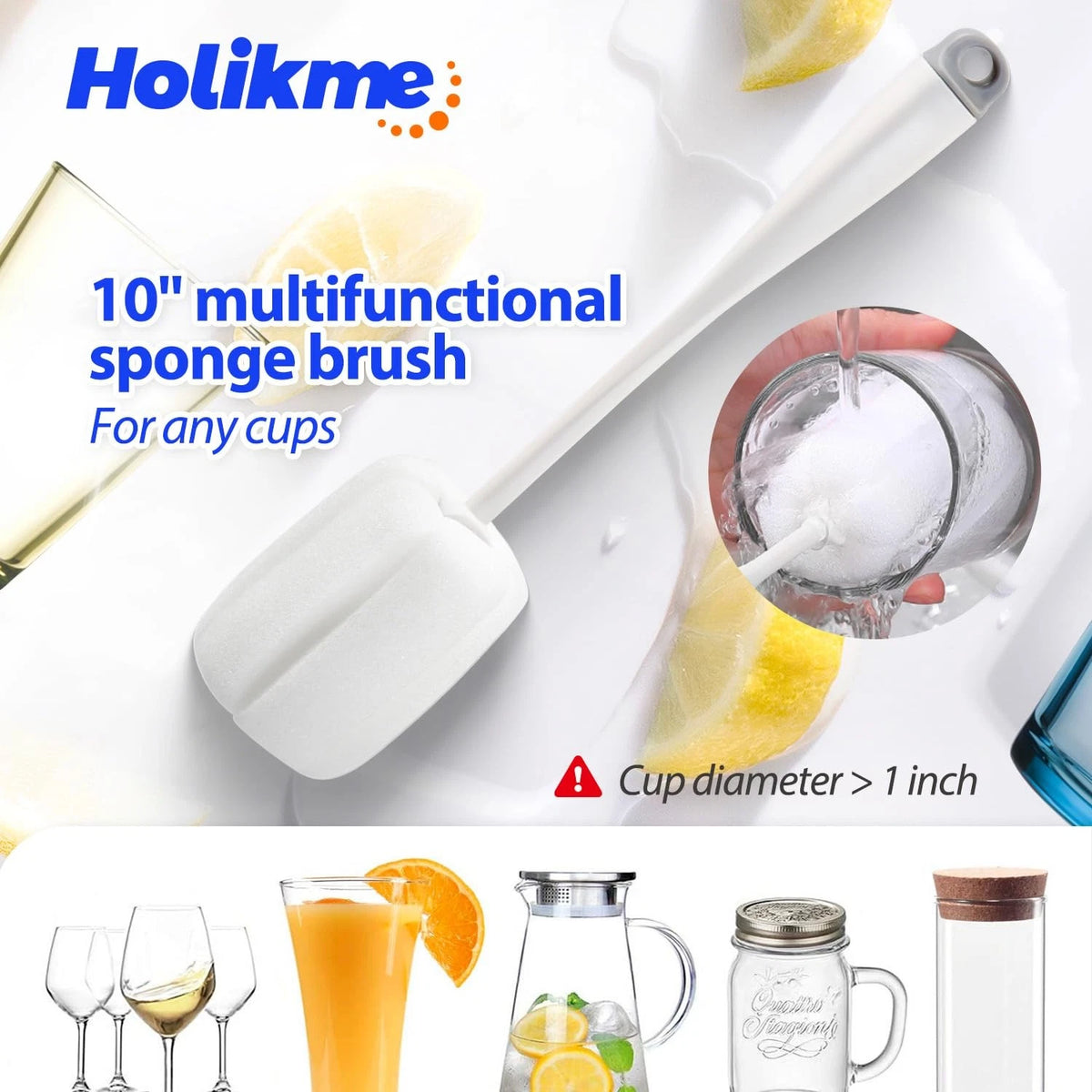 8 Pack Bottle Brush Tube Cleaning Set for Various Applications