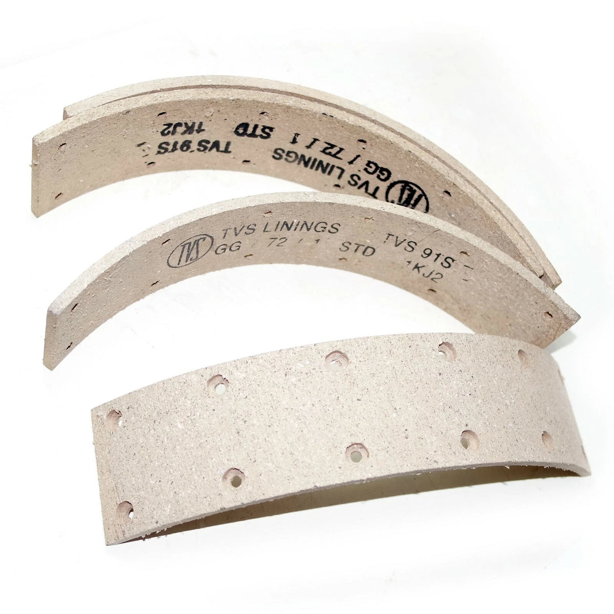 Front Brake Shoe Lining Set for TVS Jonga 4x4 Jeeps (FC 150)