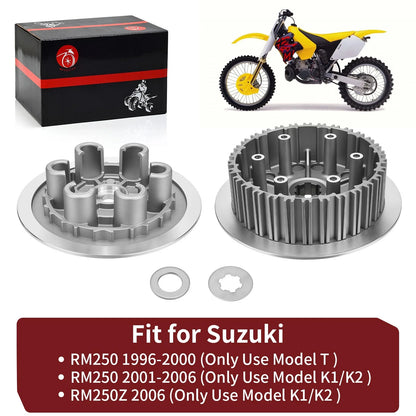 Clutch Pressure Plate Inner Hub & Lock Washer for Suzuki RM250 (1996–2006)
